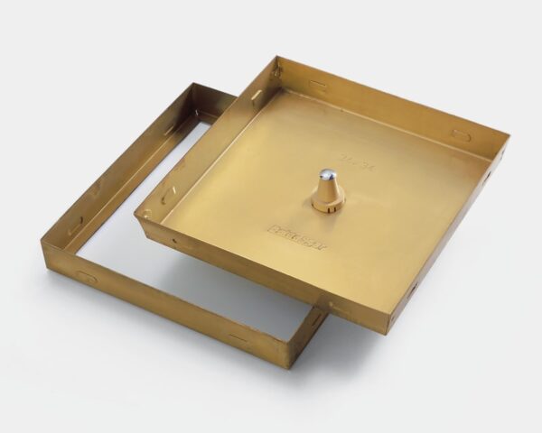 CHIUSINO OTTONE RIVESTIMENTO CM. 25X25X5