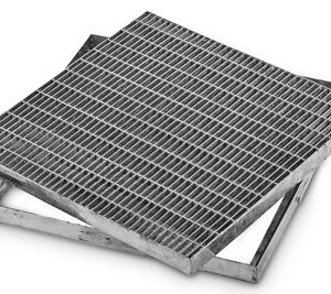 GRIGLIA ZINC. ELETROSALDATA CM. 26X26X3 antitacco