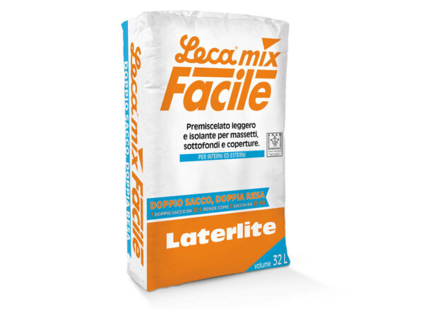 LECA MIX FACILE LT.32 massetto alleggerito int-est LIT. 0.32 kg/mc1000