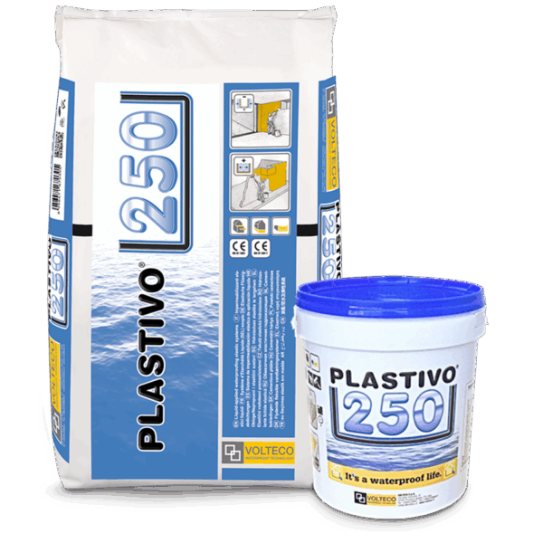 PLASTIVO 250 GRIGIO A+B KG. 20.6 impermeabiliz. dentro terra-vasche