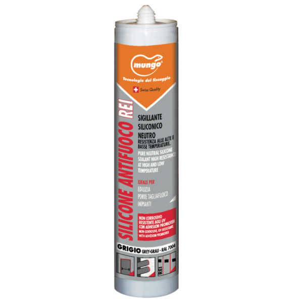 SILICONE ANTINCENDIO GRIGIO REI 240 ML. 310