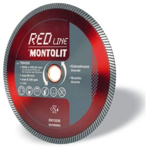 DISCO DIAMANTATO MM. 250 P/CALCESTRUZZO-GRANITO AD ACQUA