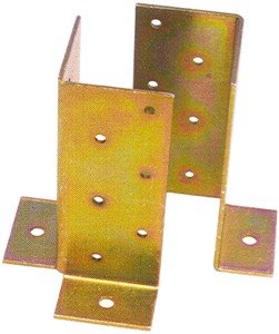 SUPPORTO P/TRAVE UNIV. 7X7 CM. 183 H SPESS. 3.5 cod. 599